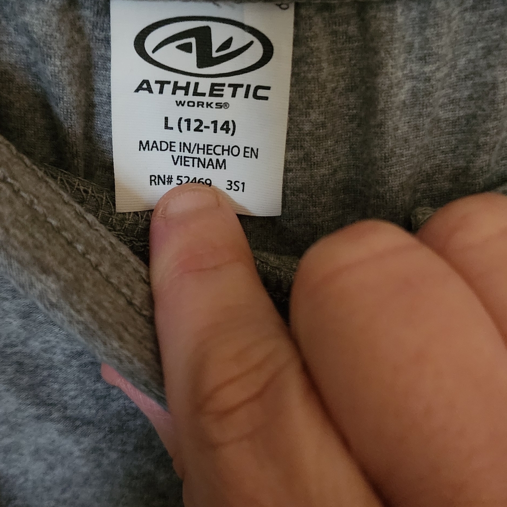 Gray Drawstring Athletic Shorts - image 2